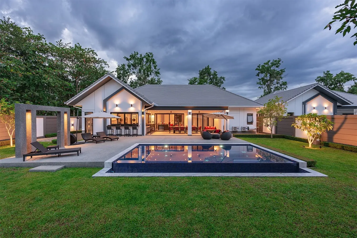 30+ mẫu nhà cấp 4 hiện đại, đẹp, tiện nghi, xu hướng nhất 38 nhà cấp 4 có hồ bơi trước nhà