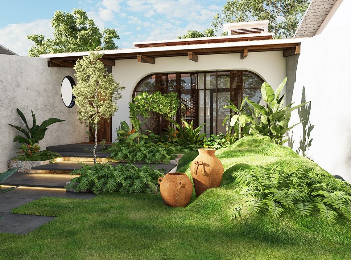 30+ mẫu nhà cấp 4 hiện đại, đẹp, tiện nghi, xu hướng nhất 22 nhà cấp 4 có sân vườn