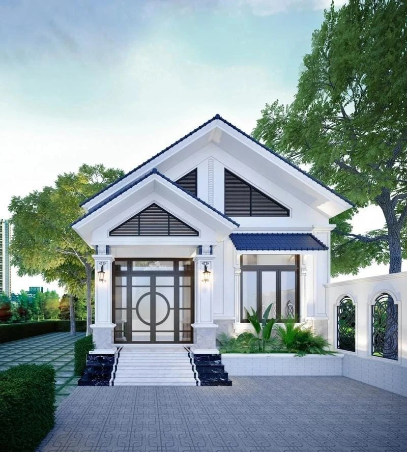 TOP 30+ mẫu nhà cấp 4 đẹp theo khổ đất, ngân sách thực tế 23 nha cap 4 dep 300 trieu