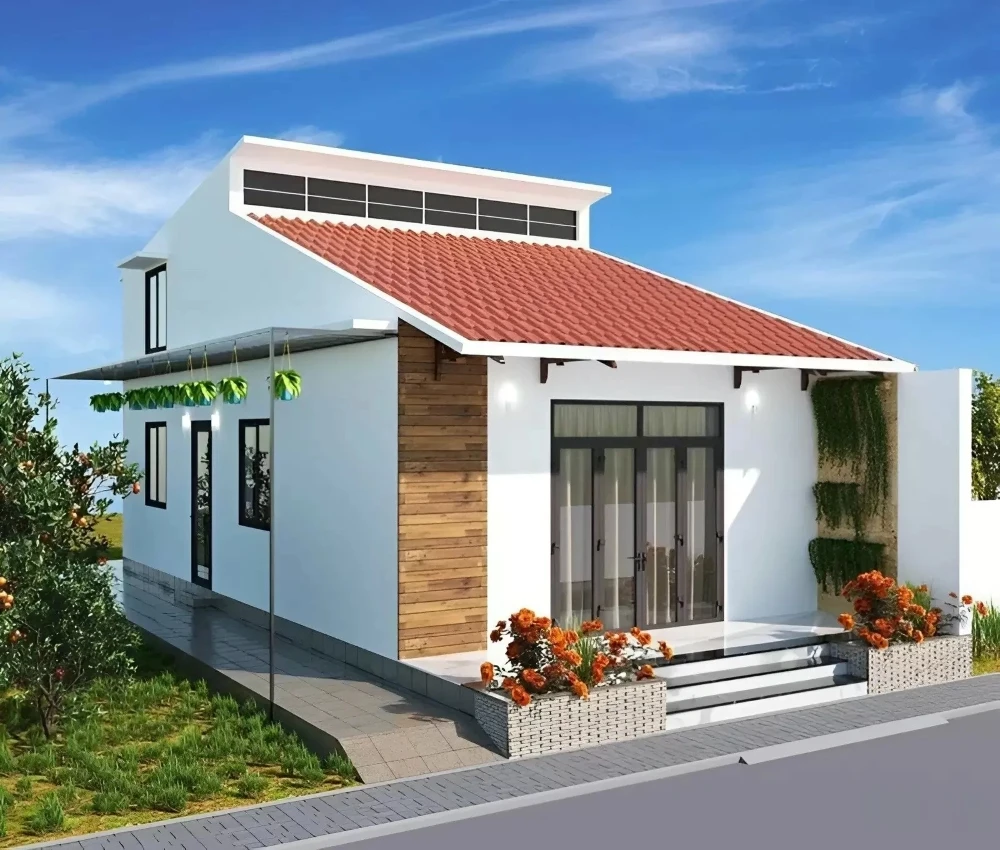 TOP 30+ mẫu nhà cấp 4 đẹp theo khổ đất, ngân sách thực tế 15 nha cap 4 dep o nong thon 1
