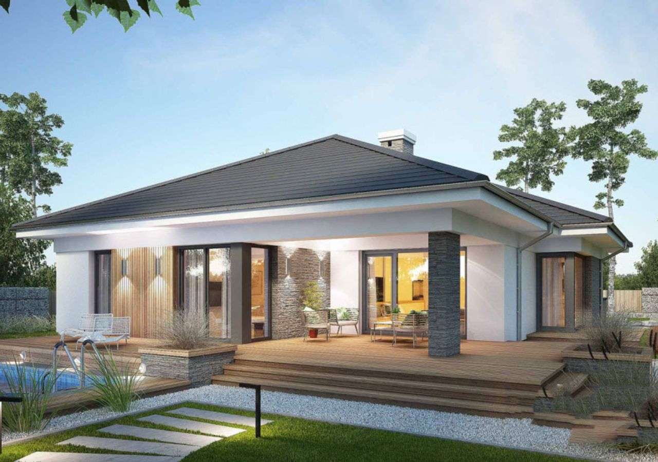 30+ mẫu nhà cấp 4 hiện đại, đẹp, tiện nghi, xu hướng nhất 12 nhà cấp 4 mái nhật hiện đại