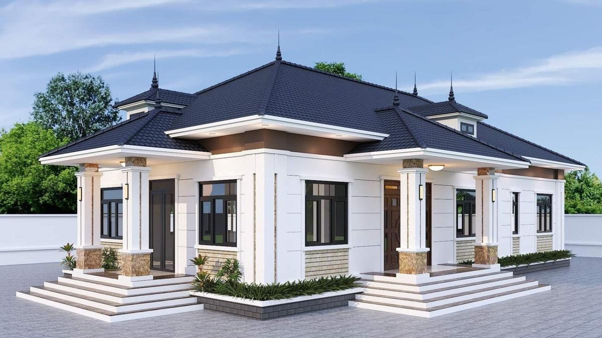 nhà mái nhật 1 tầng