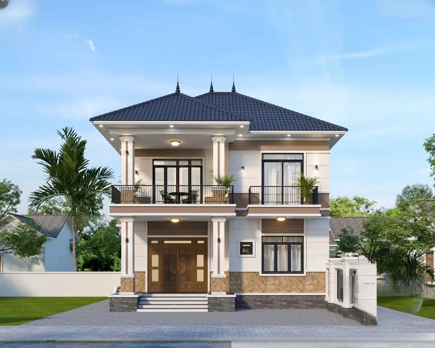 nhà mái nhật diện tích rộng