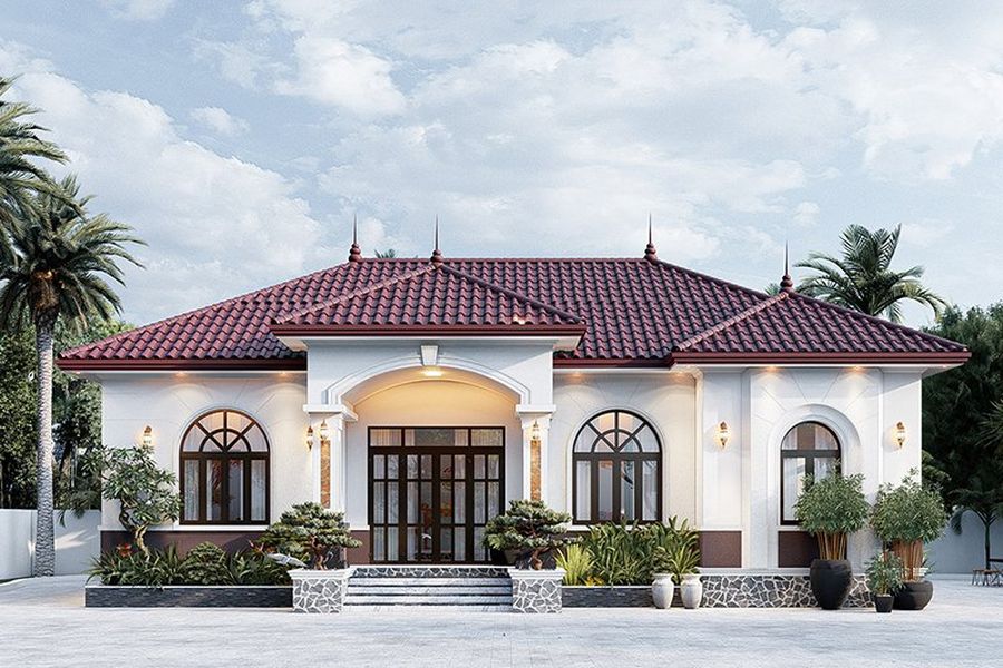 nhà mái nhật tân cổ điển