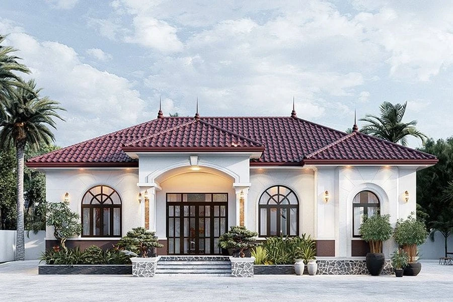 Nhà mái Nhật phong cách tân cổ điển
