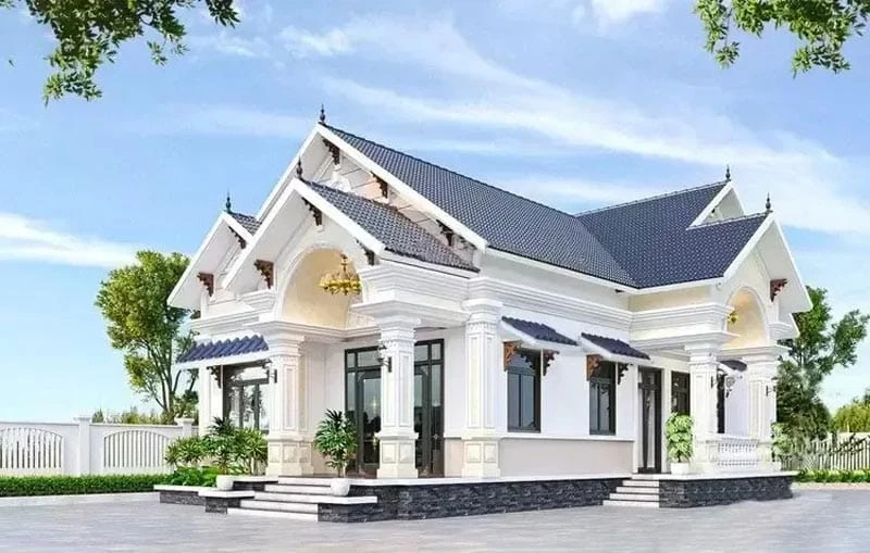Nhà mái Thái được ưa chuộng nhờ phù hợp điều kiện khí hậu, tính thẩm mỹ cao