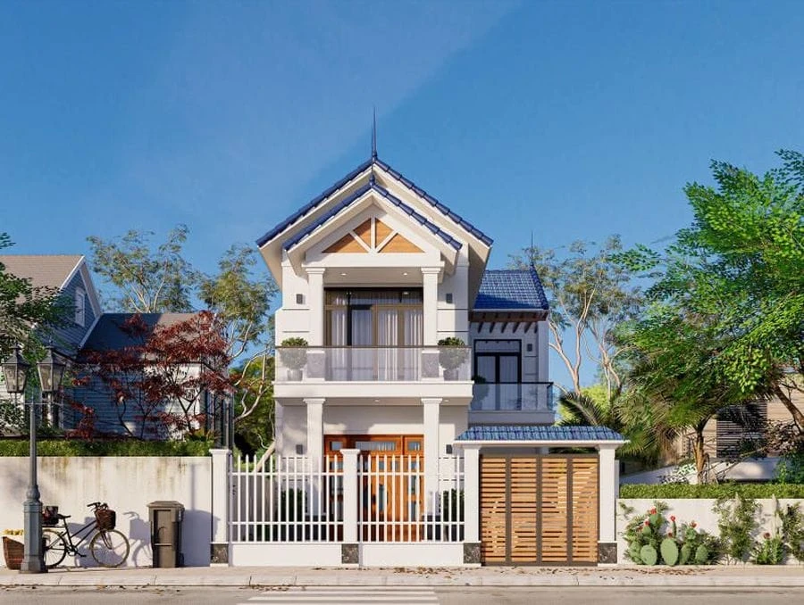 Nhà phố ứng dụng kiểu mái Thái