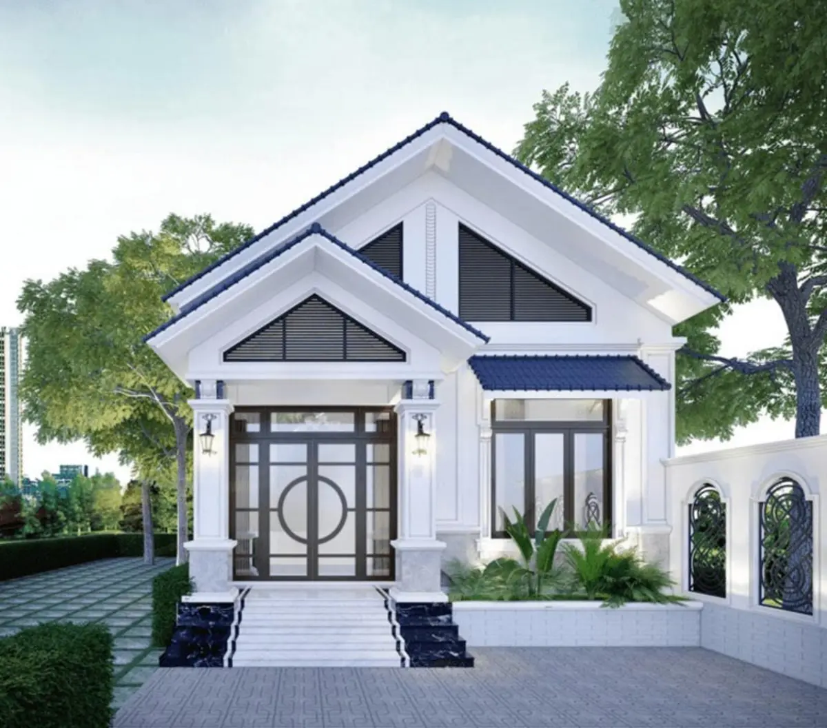 50+ mẫu nhà mái Thái đẹp, bắt kịp xu hướng 2026 21 nhà mái thái tối giản