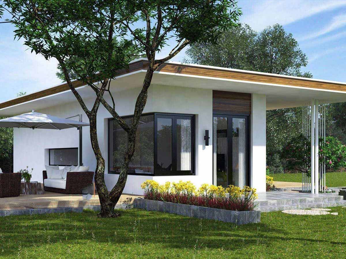 Gợi ý 20+ mẫu nhà đẹp bắt kịp xu hướng vật liệu hiện đại 7 nhà sử dựng tấm thạch cao