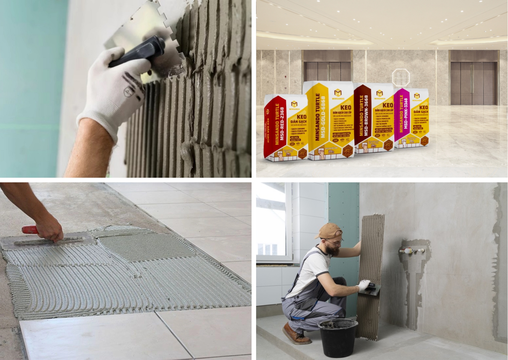 Phân biệt keo dán gạch C1 và C2 - Khi nào dùng keo C1, C2 3 phân biệt keo dán gạch c1 và c2 theo ứng dụng