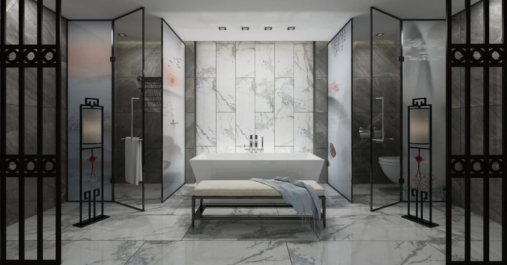 Top 12 mẫu gạch ốp lát nhà tắm đẹp hiếm gặp 2026 - Ốp gạch nhà tắm không lỗi thời 20 phoi gach op lat nha tam scaled 1