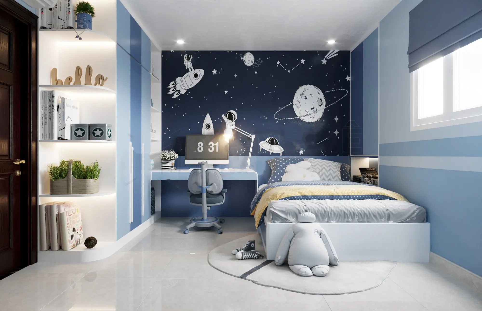 phòng ngủ cho bé trai