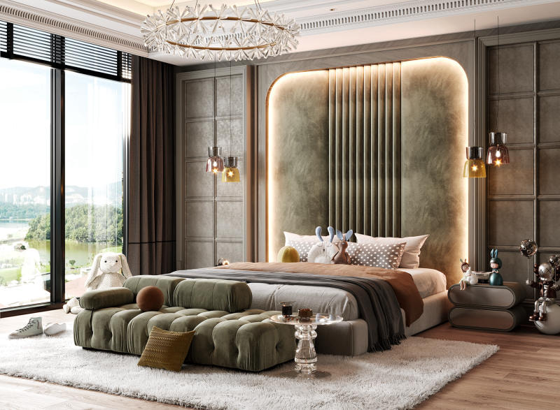 phòng ngủ đẹp luxury