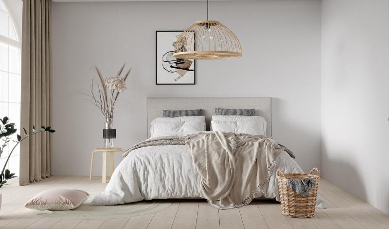 phòng ngủ phong cách bắc âu