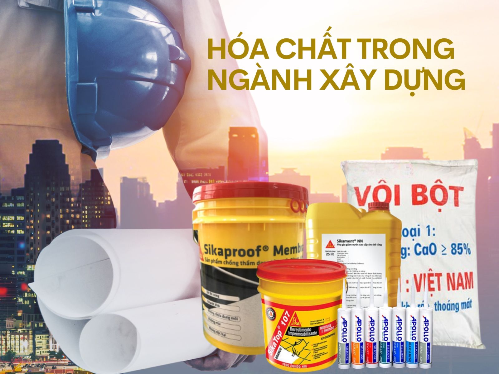 phụ gia xây dựng hóa học