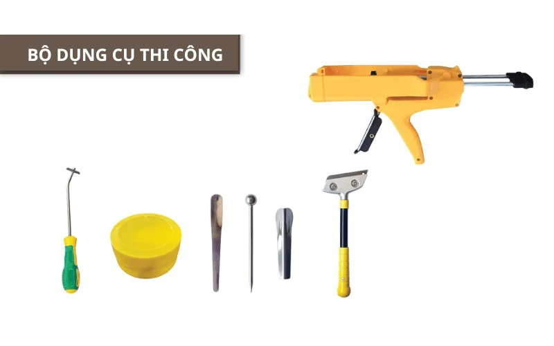 Keo chà ron 2 thành phần giải pháp giúp ron gạch trắng sáng lâu bền 4 quy trinh thi cong keo cha ron 2 thanh phan can thuc hien du cac buoc