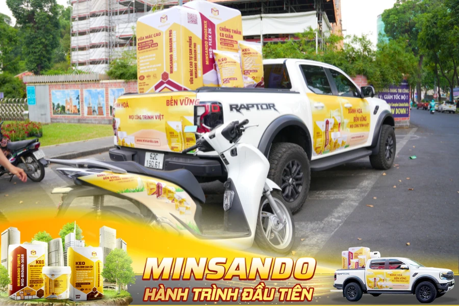 Minsando muốn truyền tải thông điệp "Xanh" thông qua Roadshow hành trình đầu tiên đến với mọi khách hàng Việt