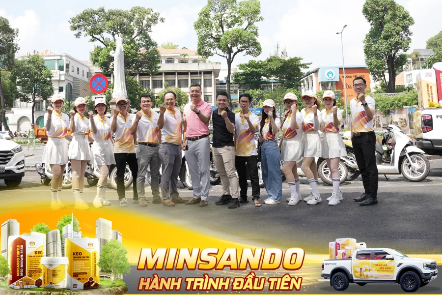 Thông qua Roadshow hành trình đầu tiên đội ngũ Minsando hứa hẹn chinh phục thị trường VLXD Việt