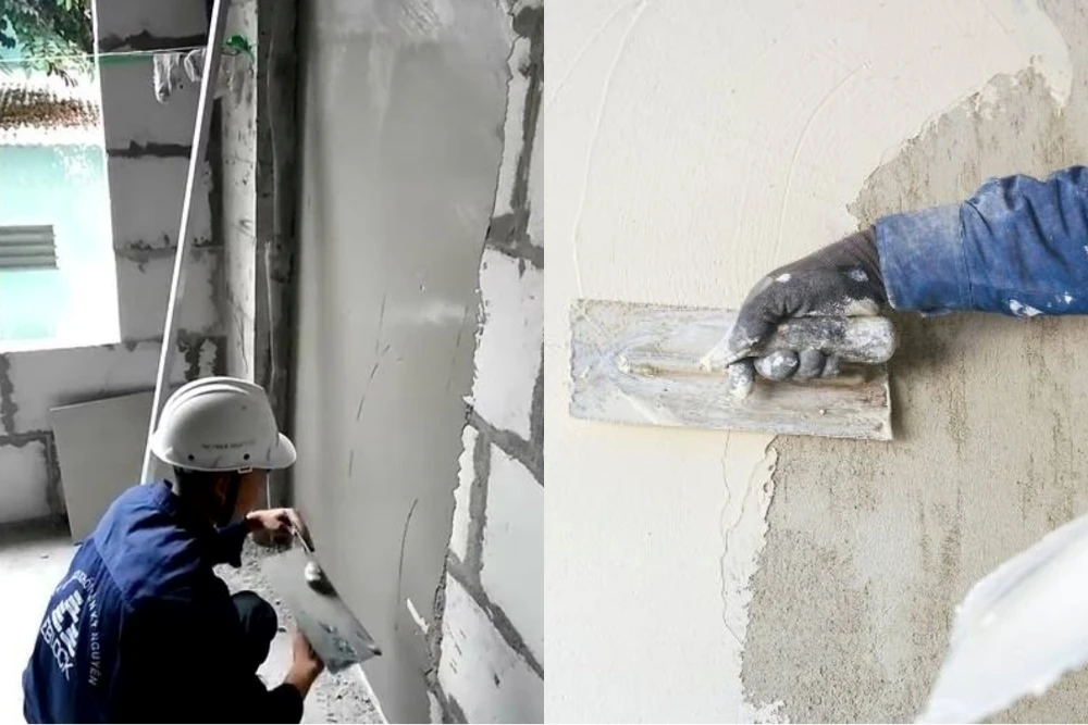 so sánh vữa trát tường gạch aac và vữa truyền thống chi tiết