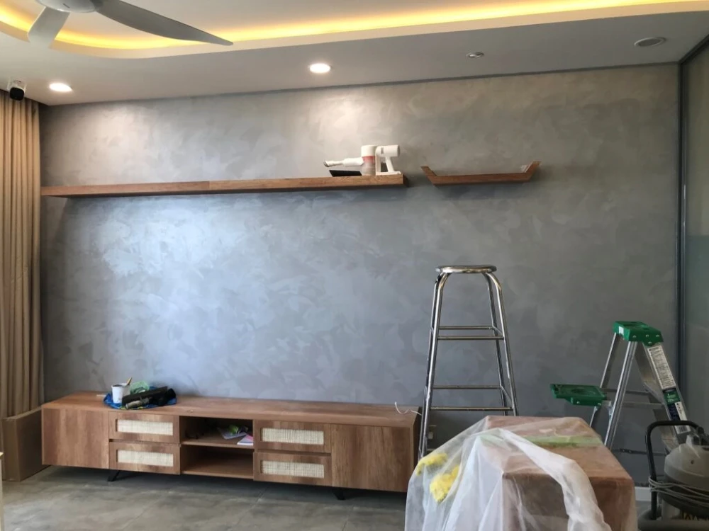 5 mẫu thiết kế sơn hiệu ứng đẹp, xu hướng 2026 5 son hieu ung vai lua silk
