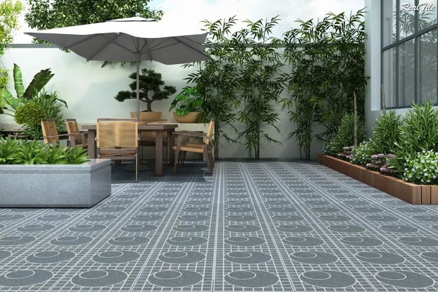 Gợi ý 20+ mẫu nhà đẹp bắt kịp xu hướng vật liệu hiện đại 20 sử dụng gạch chống trơn ốp sân vườn