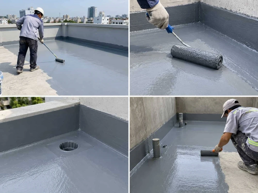 Định mức chống thấm 2 thành phần: 1m² cần bao nhiêu kg? 2 tai sao can tinh dinh muc chong tham 2 thanh phan