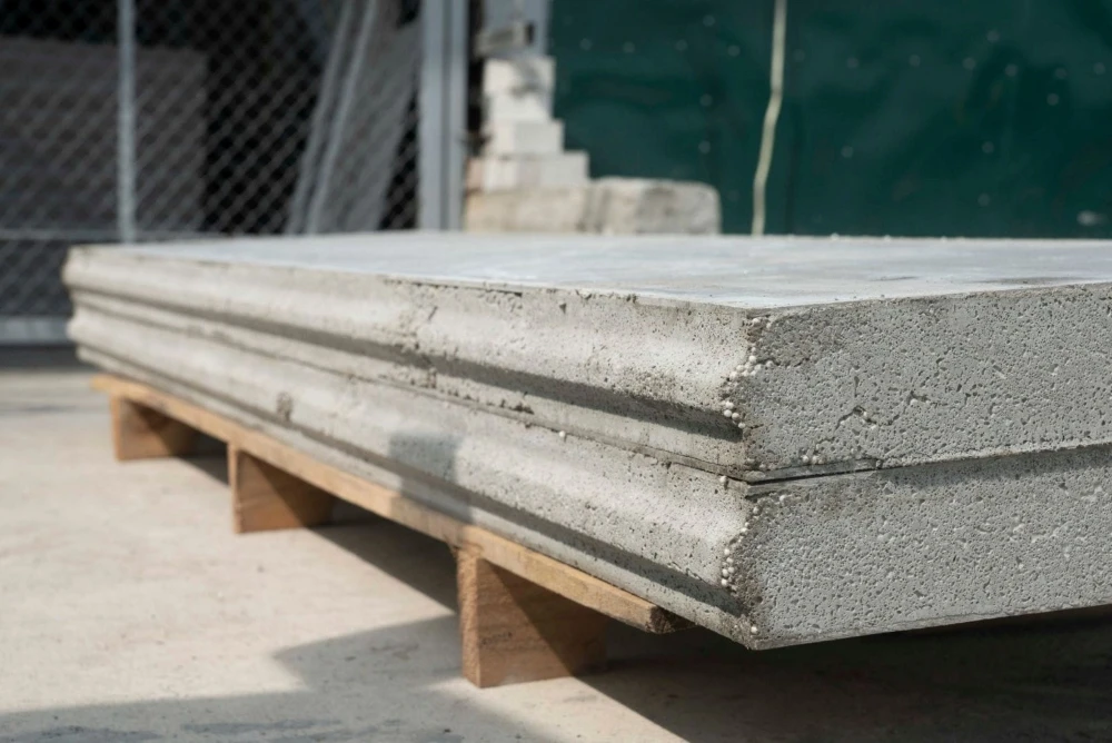 Xây nhà bằng vật liệu nhẹ - Giải pháp hiện đại, tiết kiệm, tối ưu 5 Tấm bê tông nhẹ EPS có khả năng chống cháy, chống nóng tốt