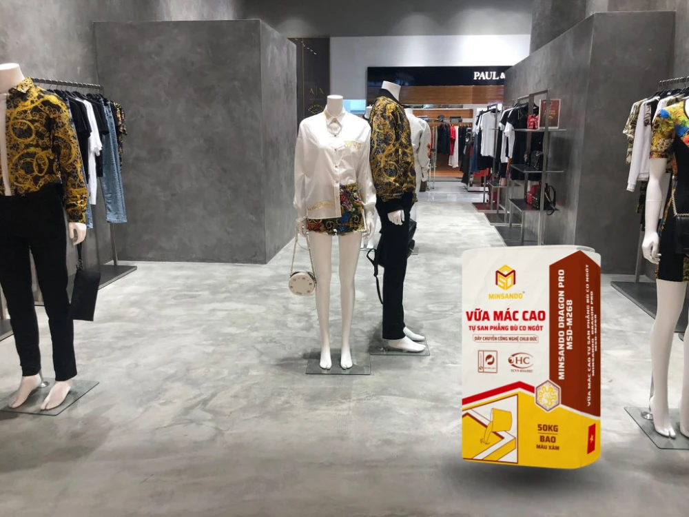 Vữa tự san phẳng MINSANDO: Công dụng, ưu điểm và ứng dụng 4 tang do chiu luc cho san