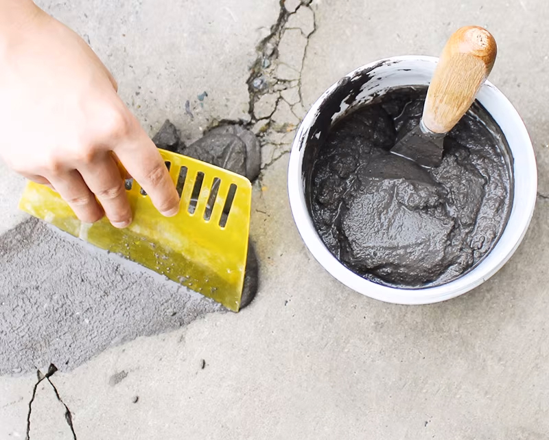 Vữa sửa chữa - Giải pháp cứu nguy tường nứt, bê tông bong tróc 2 thành phần của vữa sửa chữa