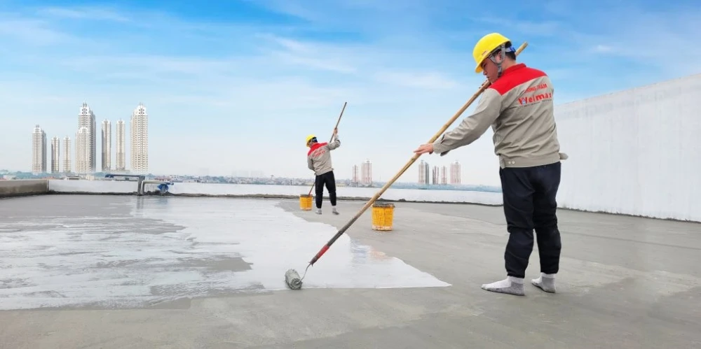 5 bước thi công chống thấm 2 thành phần chuẩn kỹ thuật 3 thi cong chong tham 2 thanh phan lop mot