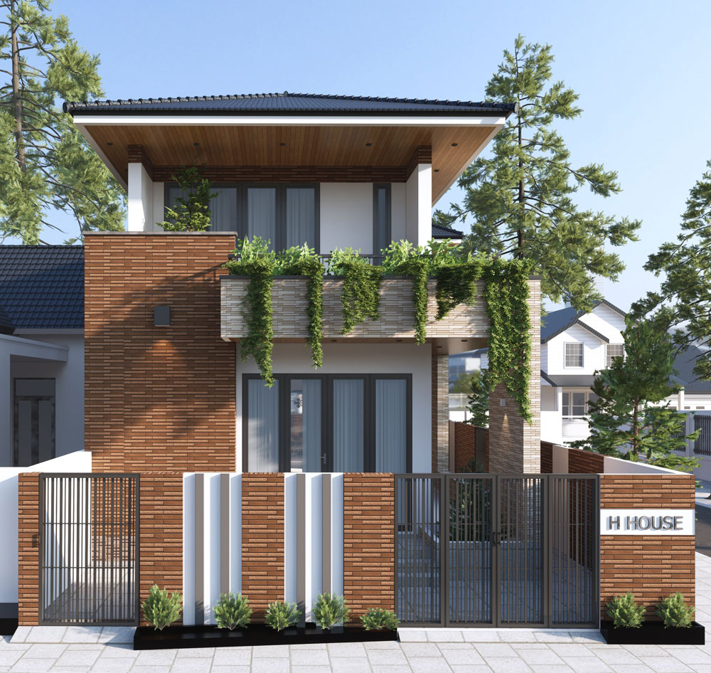 20+ mẫu gạch ốp cổng, ốp trụ cổng đẹp, bền xu hướng 2025 24 thi công ốp gạch cổng đúng kỹ thuật
