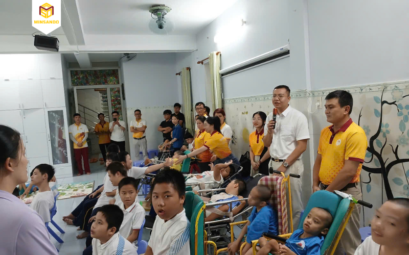 Thiện nguyện tháng 10: MINSANDO lan tỏa yêu thương tại Mái ấm Thiên Phước