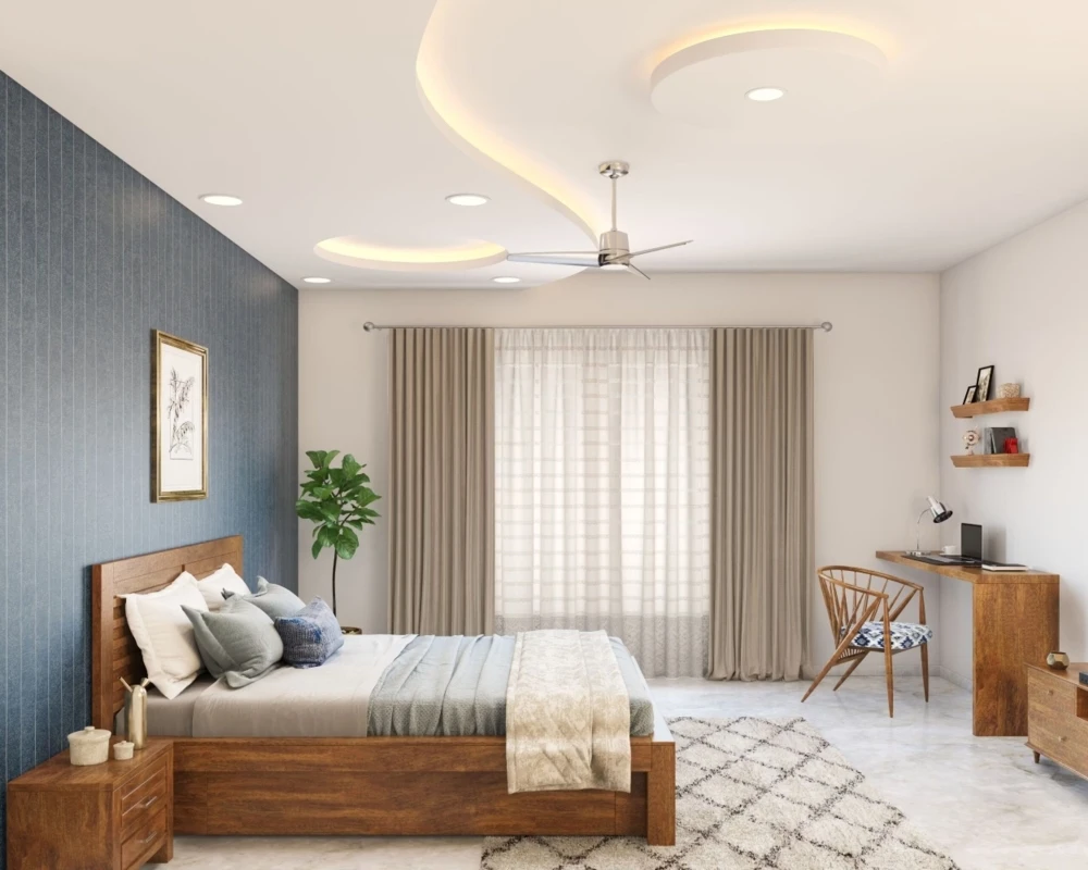 Trần thạch cao có tốt không? Ưu nhược điểm khi thi công 3 Các tấm thạch cao được lắp đặt trên khung xương trần và tạo thành trần hoàn chỉnh