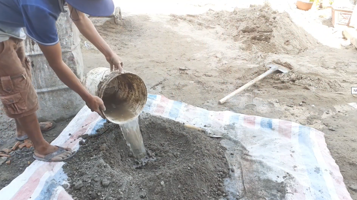 Vữa khô xây dựng - Tạo nên sự khác biệt cho công trình hiện đại 4 trộn vữa khô giảm hao hụt vật liệu