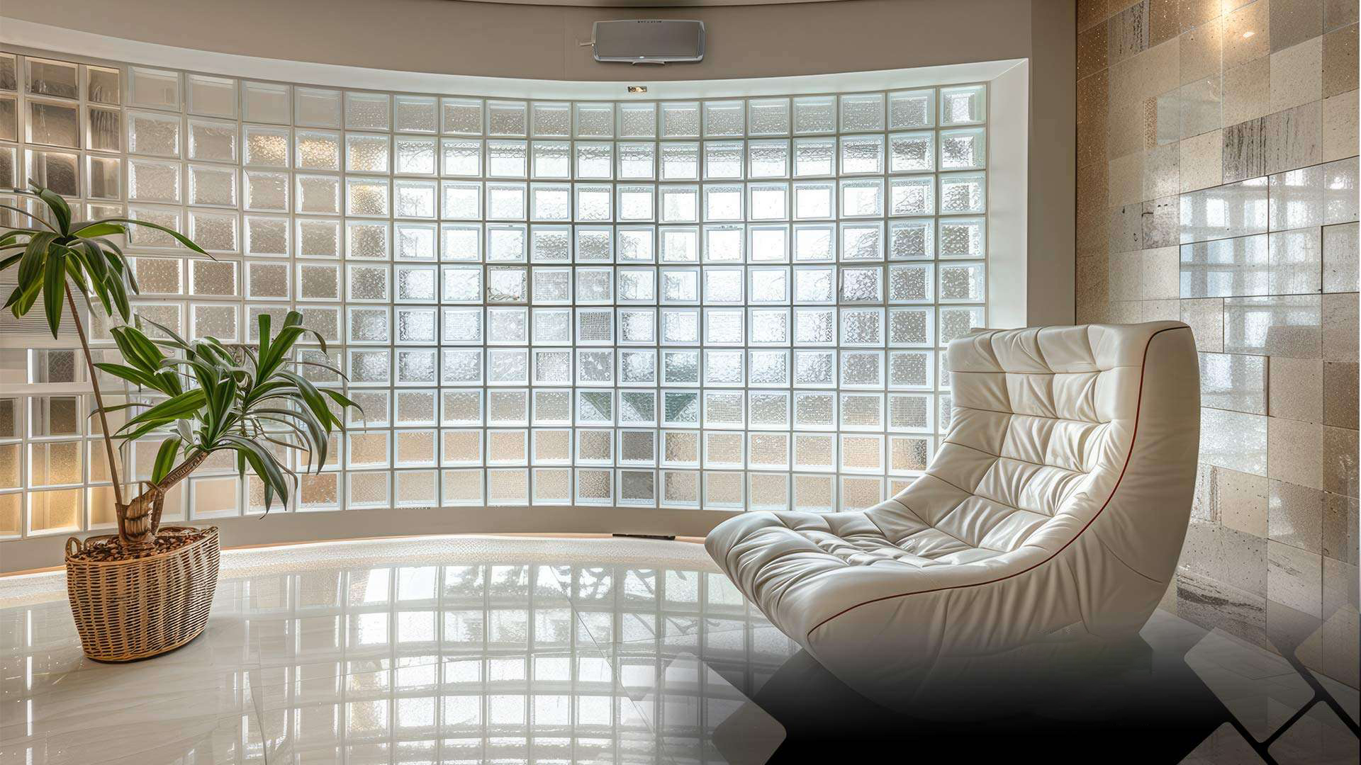 Gạch lấy sáng là gì? 20+ ý tưởng ứng dụng gạch lấy sáng trong nội thất 18 tường phòng khách ốp gạch lấy sáng