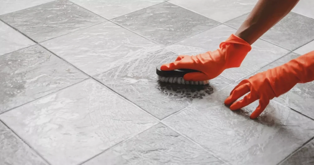 Vệ sinh bề mặt gạch sạch sẽ sau 3 giờ thi công keo Epoxy ve sinh be mat gach sach se sau 3 gio thi cong keo epoxy 1
