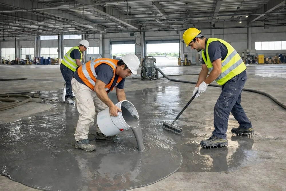 Vữa tự san phẳng MINSANDO: Công dụng, ưu điểm và ứng dụng 5 vua tu san phang giup thi cong nhanh 1