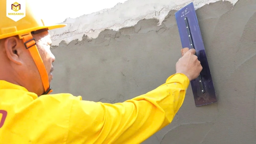 Do trát lớp mỏng nên chỉ cần sử dụng khối lượng vữa xây gạch AAC ít hơn