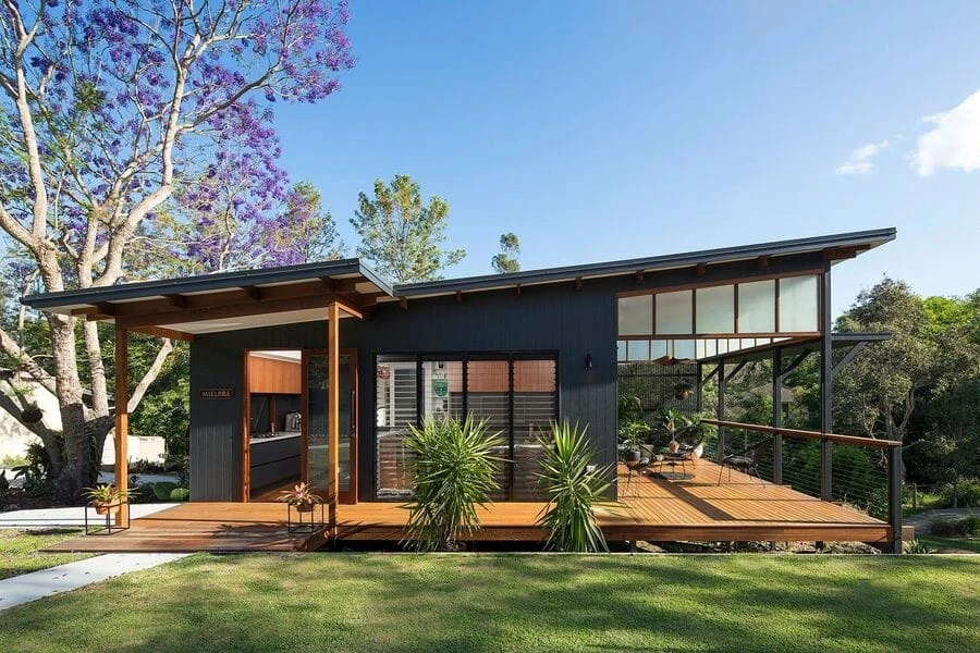 Gợi ý 20+ mẫu nhà đẹp bắt kịp xu hướng vật liệu hiện đại 12 Mẫu nhà đẹp sử dụng khung thép lắp ghép