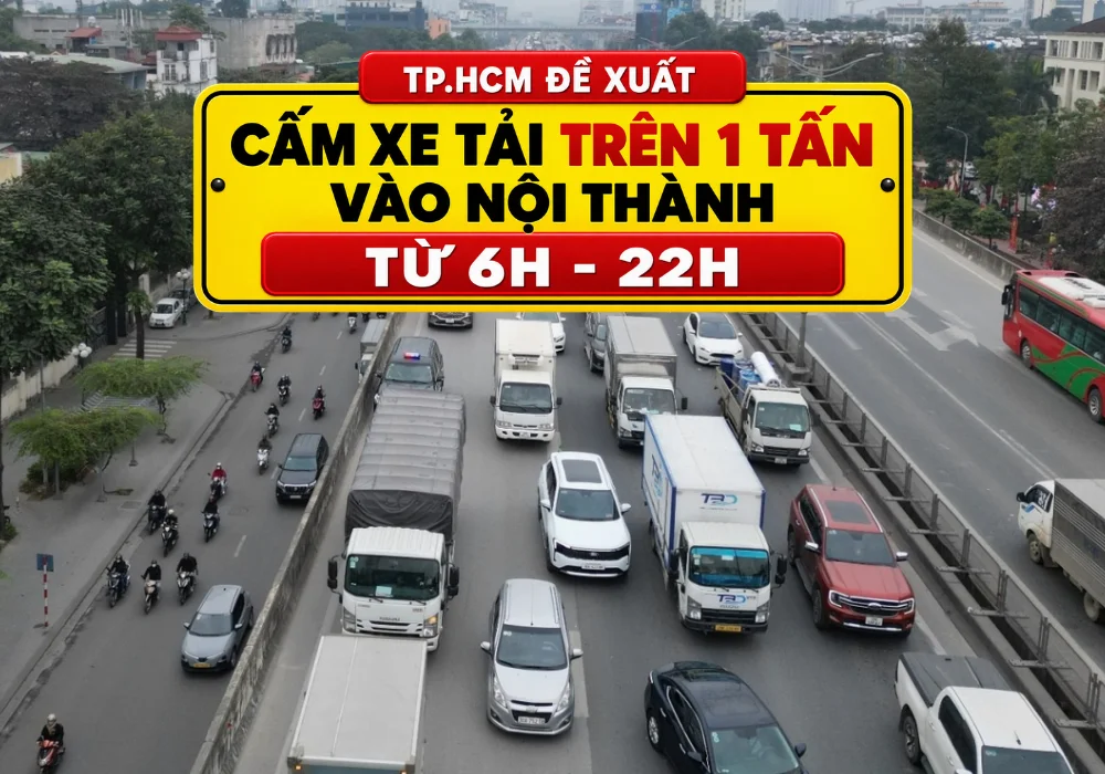 Xe tải trên 1 tấn bị hạn chế vào nội đô: Công trình xây dựng sẽ tập kết VLXD thế nào?